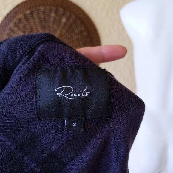 Rails plaid button down shirt military - Picture 5 of 5